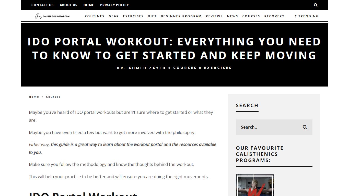 IDO Portal Workout: Everything You Need to Know to Get Started and Keep ...